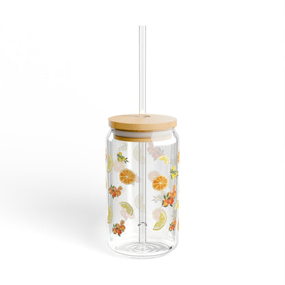 Sipper Glass rustical citrus garden