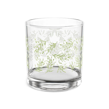 Barn and Blessing Rustic olive glass 10oz