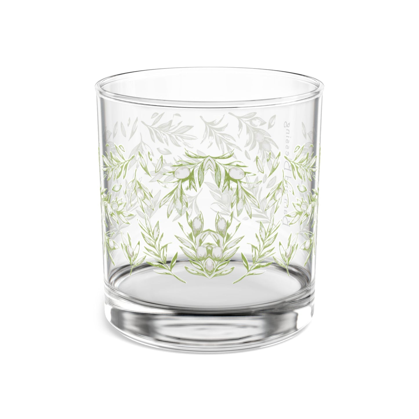 Barn and Blessing Rustic olive glass 10oz